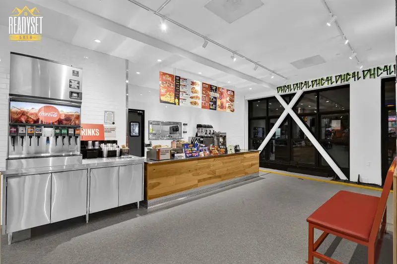 Vancouver restaurant photography by Ready Set Sold Media — Dave's Hot Chicken drinks station