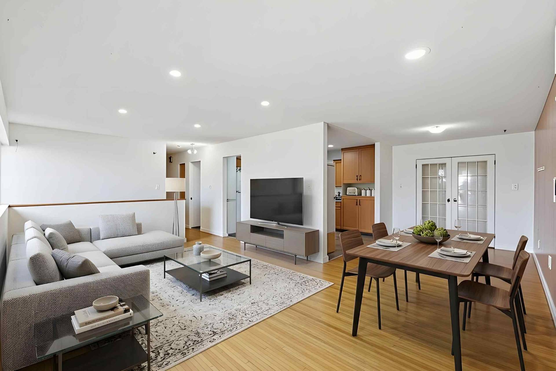 After virtual staging